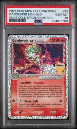 2021 Pokemon Celebrations Gardevoir EX Holo #93/101 PSA 10 (b) - Image 1
