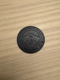 Pink Metallic Foil Energy Japanese Pokemon TCG Coin - Image 2