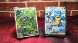 Pokemon TCG - Lot of 2 EX Holo Cards - Bulbasaur, Blastoise - Scarlet & Violet - Image 1