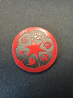 Pokemon Energy Symbols Mini Coin Red Mirror 2005 Steeple Chase Theme Deck - Image 1