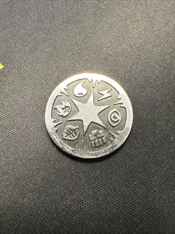 Pokemon Energy Symbols Mini Coin Silver Mirror 2005 EX Power Keepers Blister - Image 1