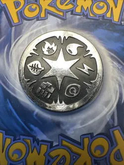 Pokemon Energy Symbols Mini Coin Silver Mirror 2005 EX Power Keepers Blister - Image 3