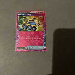 Pokemon TCG Precious Trolley Ace Spec Trainer SV08 Surging Sparks 185/191 - Image 1