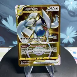 Pokemon Lugia VSTAR 211/195 Silver Tempest Full Art Gold Holo NM - Image 1
