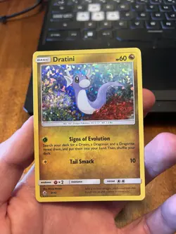 Dratini 9/12 McDonald's Collection 2018 Confetti Holo Promo 2018 Pokemon HP AA56 - Image 1
