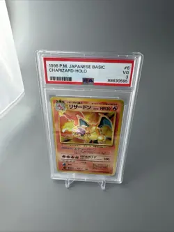 1996 POKEMON JPN BASIC #6 CHARIZARD-HOLO PSA 3 Looks Better🔥 - Image 1