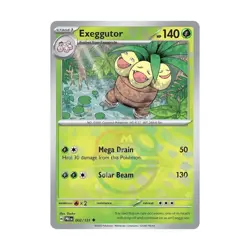 Pokemon SV: Prismatic Evolut Exeggutor (Master Ball Pattern) (U) #002/133 NM - Image 1