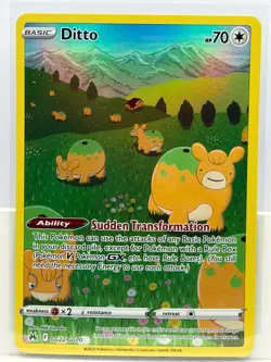 Ditto - GG22/GG70 Crown Zenith Galarian Gallery Pokemon - NM - Image 1