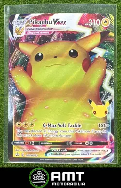 Pikachu VMAX 2019-2023 Pokemon Sword & Shield Black Star Promos #SWSH062 - Image 1