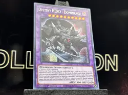 Yugioh Destiny HERO - Dominance MP20-EN064 Secret Rare 1st Ed NM/HOLO - Image 4