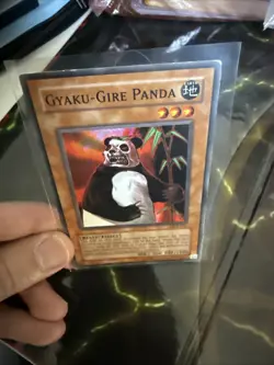 Yu-Gi-Oh! TCG Gyaku-Gire Panda Dark Crisis DCR-021 Unlimited Common Card LP - Image 1