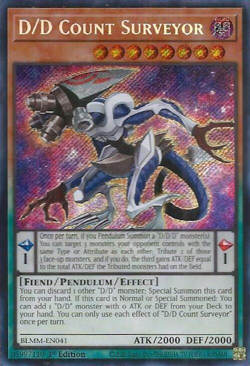 D/D Count Surveyor | BLMM-EN041 | Secret Rare | Yu-Gi-Oh! TCG - Image 1