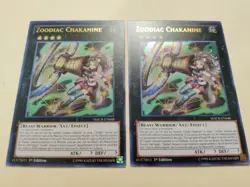 2x Yugioh! Zoodiac Chakanine MACR-EN048 Ultra Rare 1st Edition NM - Image 2