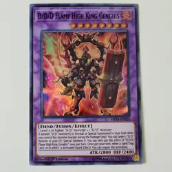 D/D/D Flame High King Genghis - MP19-EN229 - NM/VLP - Super Rare - 1st ed - Image 1