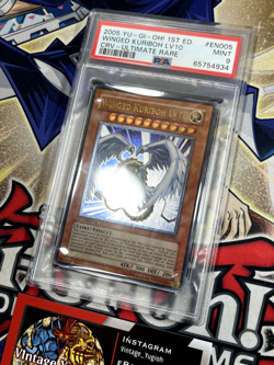 Yugioh PSA 9 Winged Kuriboh LV10 CRV-EN005 1st Edition Ultimate Rare - Image 2