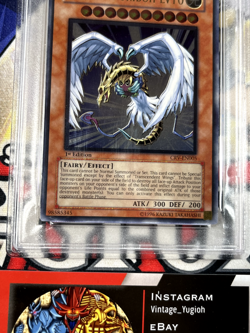 Yugioh PSA 9 Winged Kuriboh LV10 CRV-EN005 1st Edition Ultimate Rare - Image 4