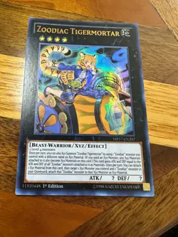 Zoodiac Tigermortar MP17-EN207 1st Edition Ultra Rare LP + BONUS - Image 1