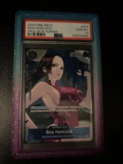 2023 ONE PIECE OP02 PARAMOUNT WAR BOX TOPPER BOA HANCOCK PSA 10 - Image 1