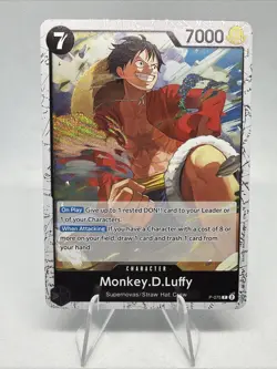 Monkey.D.Luffy P-075 One Piece Promo Foil NM - Image 1