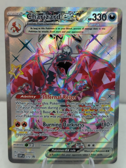 Pokemon Card Charizard EX SVP 074 Scarlet & Violet Black Star Promo Full Art (B) - Image 1