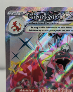 Pokemon Card Charizard EX SVP 074 Scarlet & Violet Black Star Promo Full Art (B) - Image 2