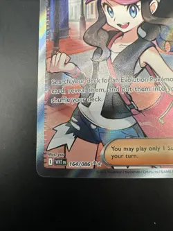 Hilda 164/086 Sv: White Flare Holo Full Art Trainer Pokemon Card - Image 4