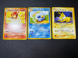 (LP++) Light Vaporeon 134 Jolteon 135 Flareon 136 2001 Japanese Pokemon Card - Image 1