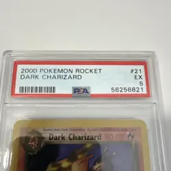 Dark Charizard PSA 5 - Team Rocket 21/82 Rare Regular - English Pokemon Card - Image 4
