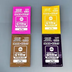 Scarlet & Violet GYM Promo Pack Part 6-10 Japanese Pokemon Cards Sealed 4packs - Image 2