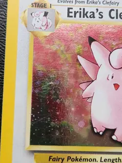 Erika's Clefable - 3/132 - Pokemon Gym Heroes Unlimited Holo Rare Card WOTC - Image 3