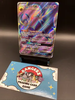 Lunala GX - 141/149 - Pokemon TCG Sun & Moon Base Set Full Art Ultra Rare Card - Image 2