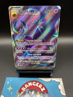 Lunala GX - 141/149 - Pokemon TCG Sun & Moon Base Set Full Art Ultra Rare Card - Image 4