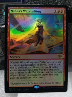 MTG Nahiri's Warcrafting Foil & Reg MOM 0155 and 0365 MTG Cards - Image 3