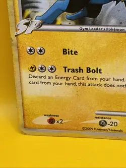 LUXRAY GL Lv.48 ( 9/111 ) Non Holo 2009 Pokemon / Nintendo Card - Image 5