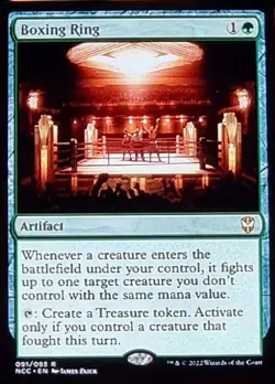 1x Boxing Ring NM-Mint, English Commander: Streets of New Capenna MTG Magic - Image 1
