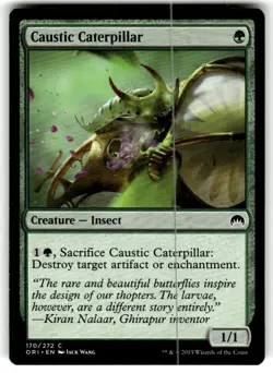Caustic Caterpillar Magic Origins Regular MTG NM - Image 1
