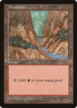 Mountain - Blue Pack (Guay) - Light Play MTG Promos: APAC Lands - Image 1