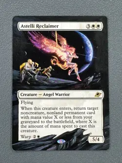 Astelli Reclaimer MTG Edge of Eternities Hand Painted Extended Full Altered Art - Image 1
