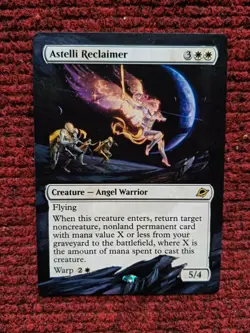 Astelli Reclaimer MTG Edge of Eternities Hand Painted Extended Full Altered Art - Image 2