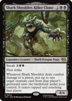 Shark Shredder, Killer Clone 73 MTG NM - Teenage Mutant Ninja Turtles - Image 1