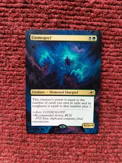 Cosmogoyf #215 MTG Edge of Eternities Hand Painted Borderless Full Altered Art v - Image 2