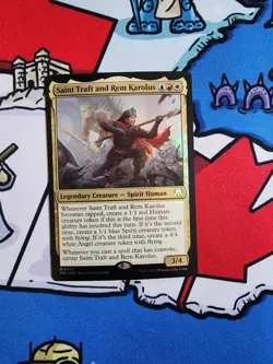 Saint Traft and Rem Karolus x1 Mtg Foil Commander: March of the Machine - Image 1