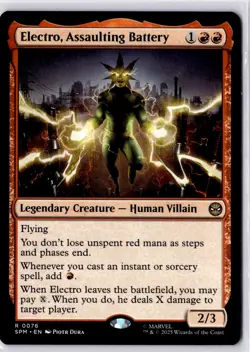 Electro, Assaulting Battery Marvel's Spider-Man Regular NM R 0076 - Image 1