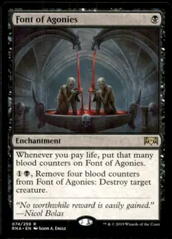 Font of Agonies LP Light Play Ravnica Allegiance MTG [11537] - Image 1