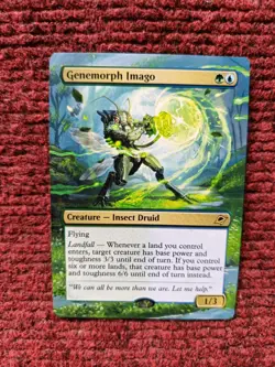 Genemorph Imago MTG Edge of Eternities Hand Painted Borderless Full Altered Art - Image 2