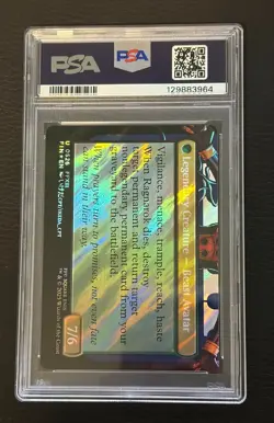 2025 MTG Final Fantasy Fang Fearless l'Cie #0526 Borderless Surge Foil PSA 10 - Image 2