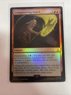 MTG Overpowering attack #37 - Universes Beyond: Assassin's Creed Foil Uncommon - Image 1