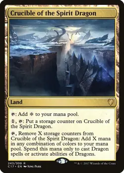 Crucible of the Spirit Dragon: MtG Magic the Gathering Commander 2017 Rare - Image 1