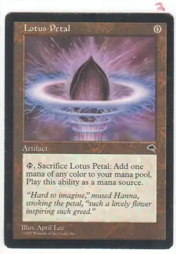 Lotus Petal - Tempest - Lightly Played (Actual Scans) - Image 3