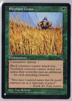 1x Elephant Grass - The List - Visions - Near Mint - Image 1